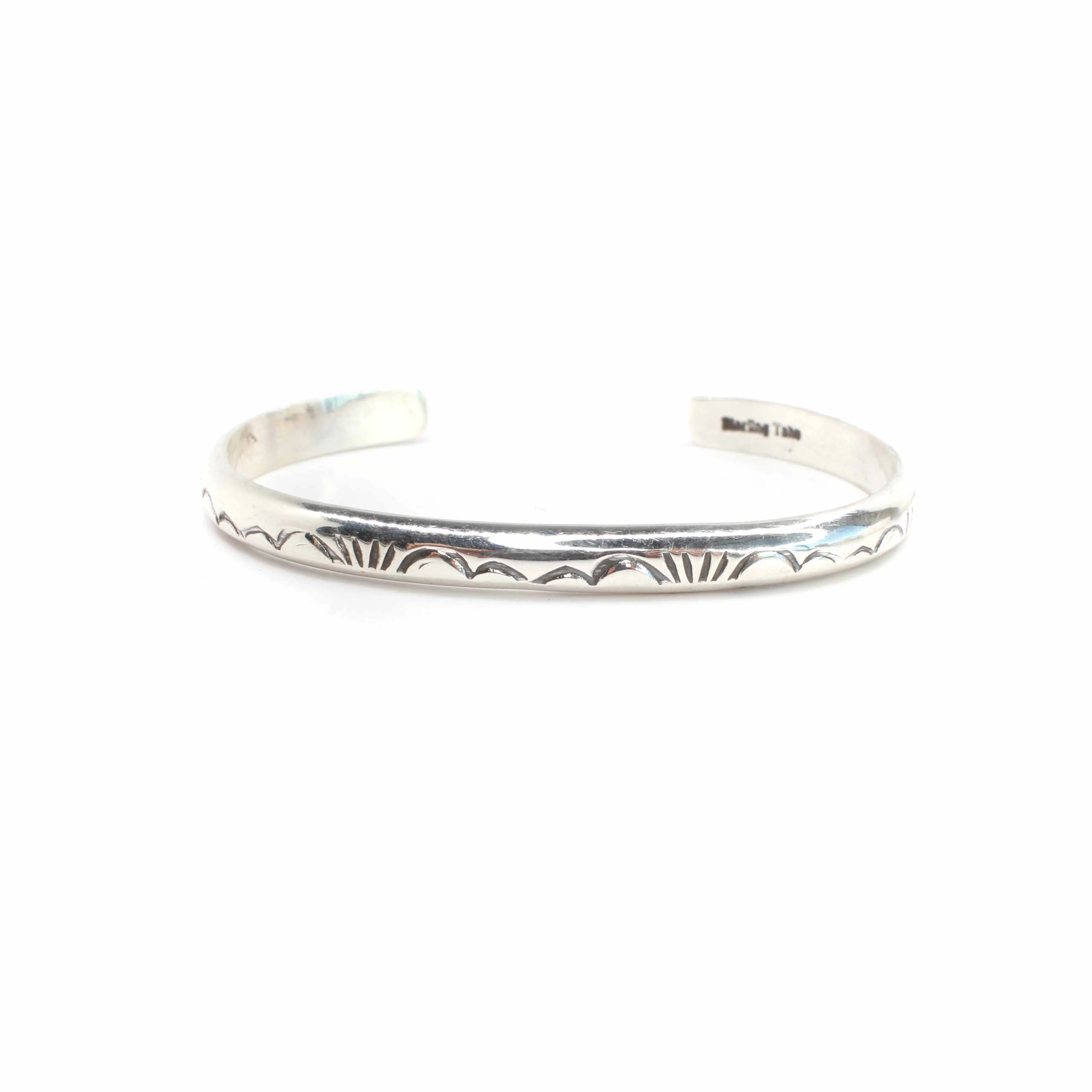 Tahe Stamped Cuff - Half Round - Image 3