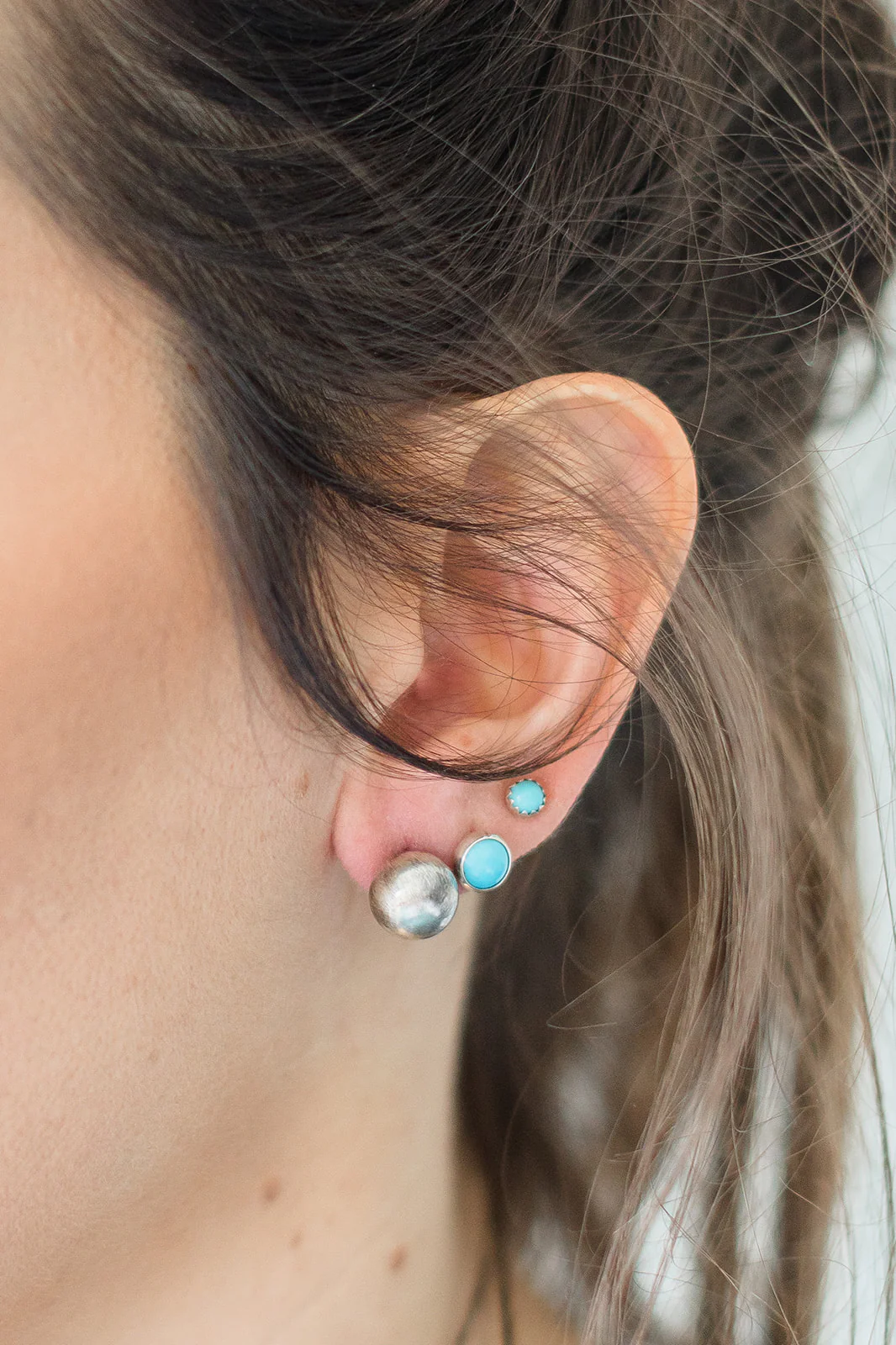 10mm Navajo Pearl Studs - Image 2
