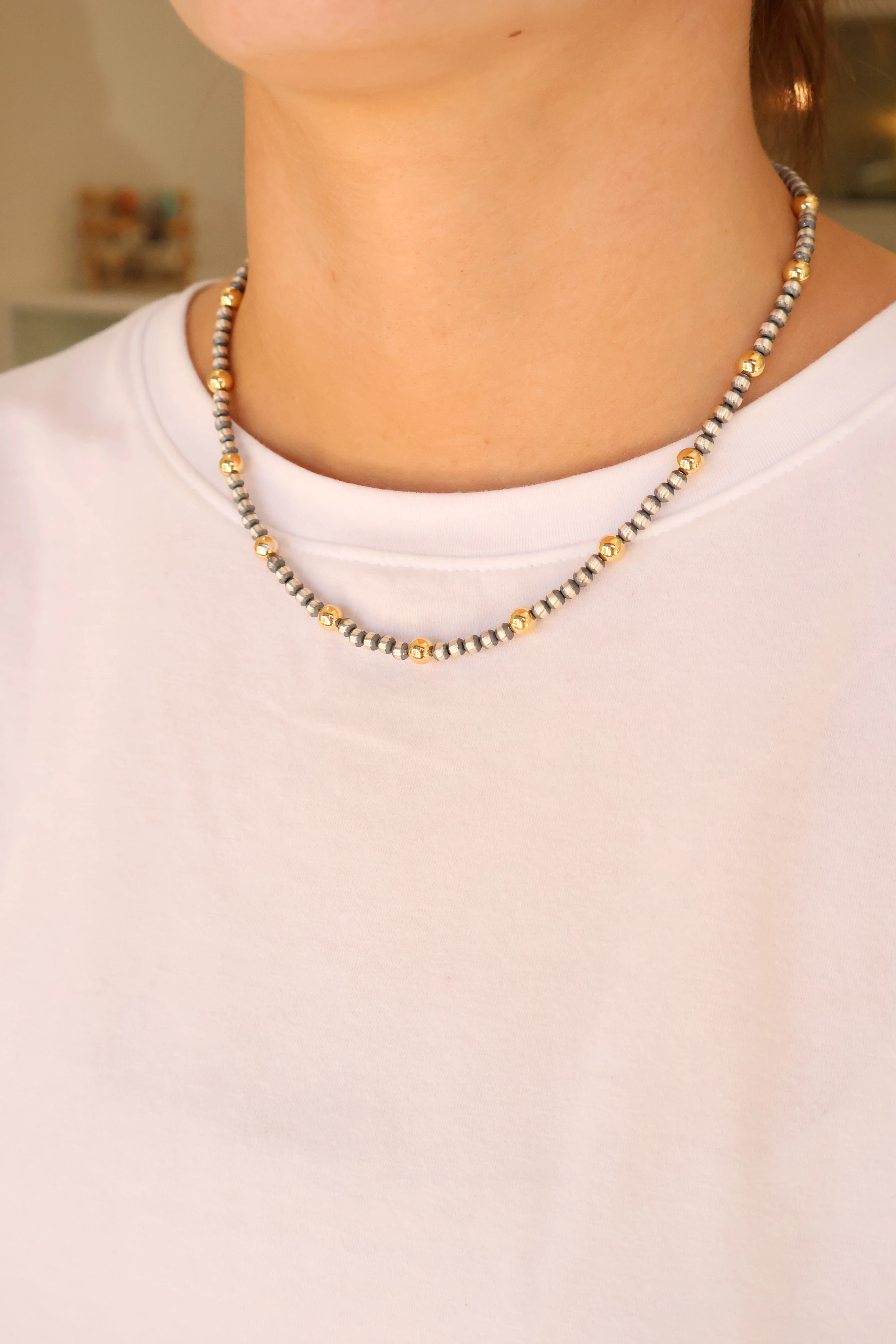 4-6mm Machine Made Pearls- Gold Dipped - Image 2