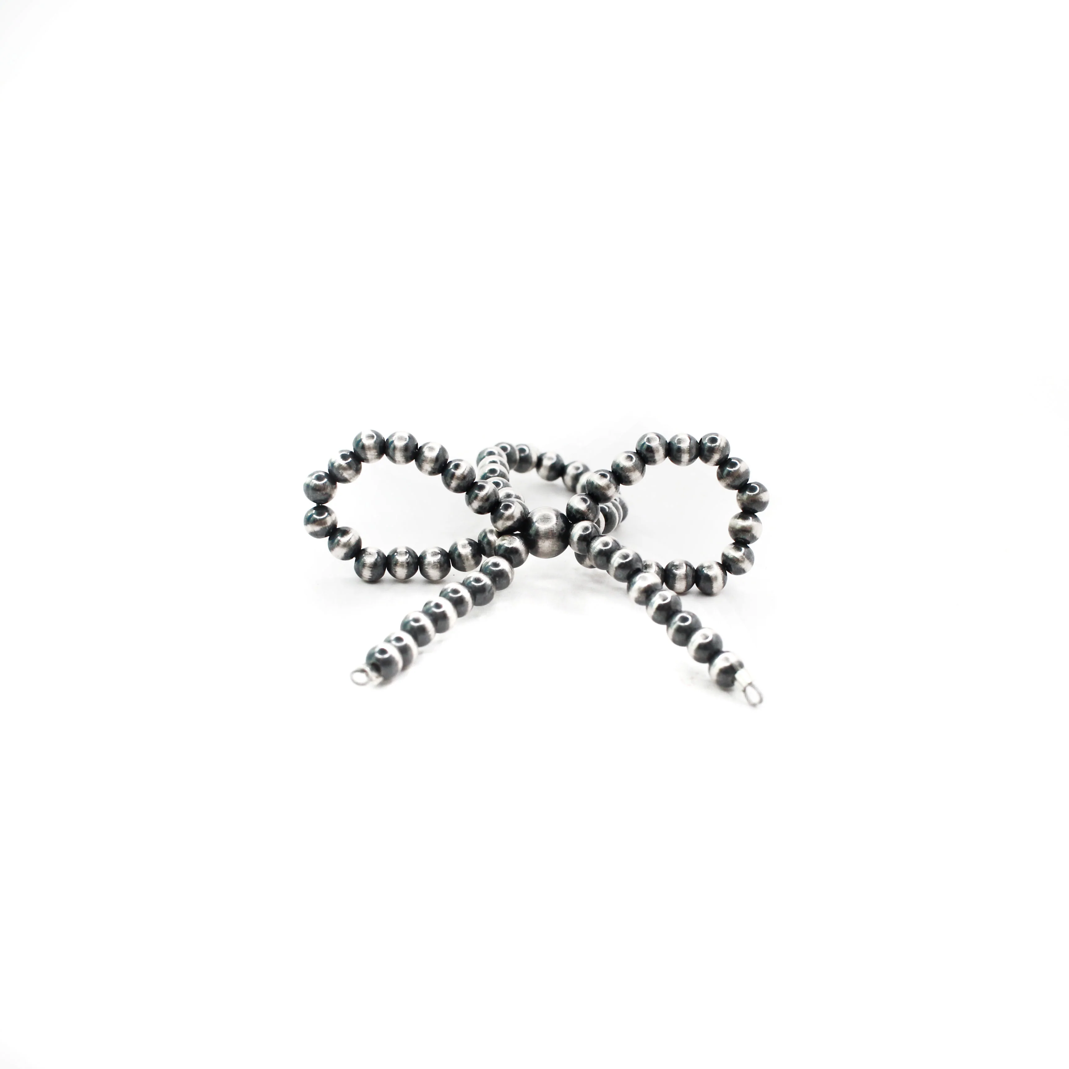 4mm Navajo Pearl Bow Ring
