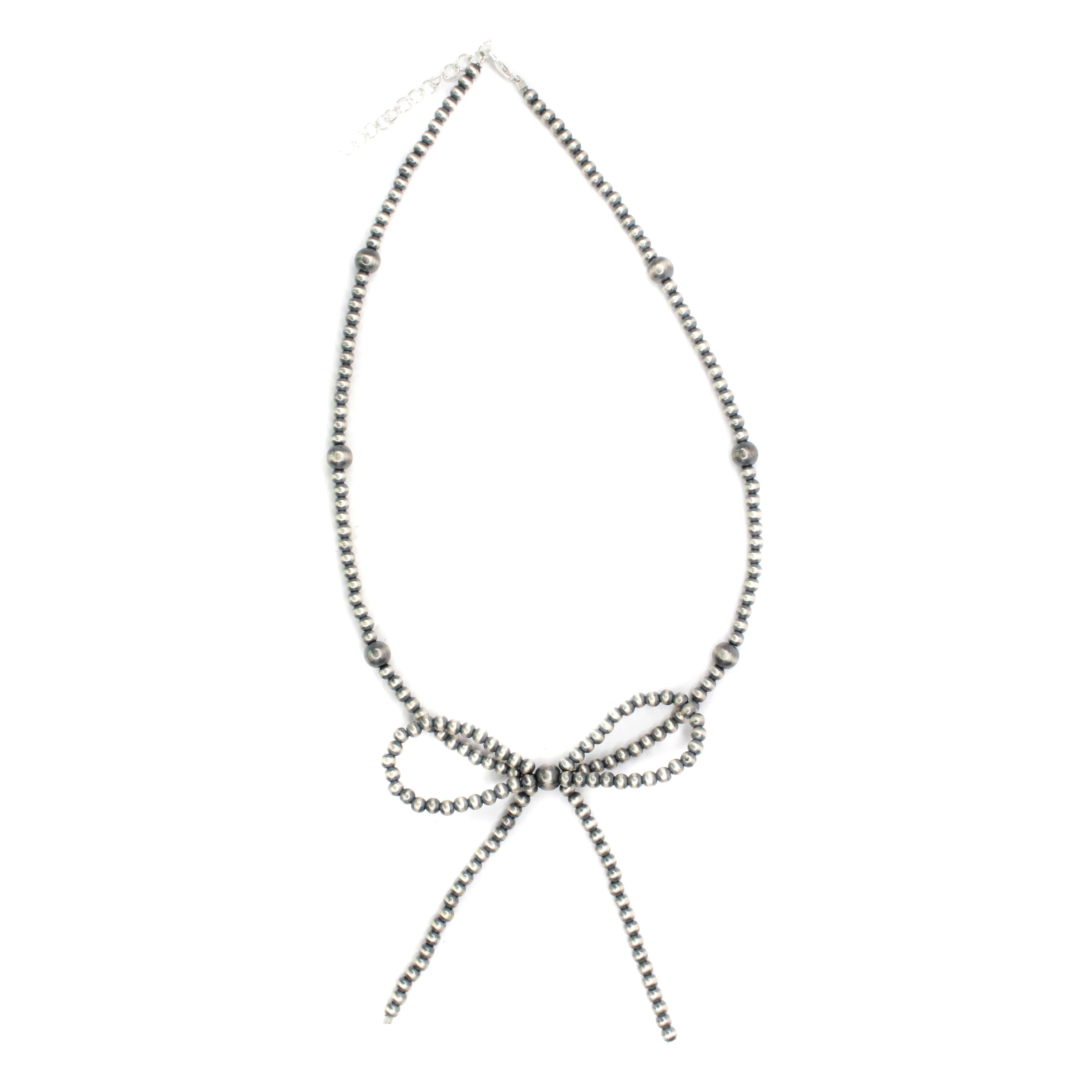 4mm-7mm Bow Navajo Pearl Necklace - 18"