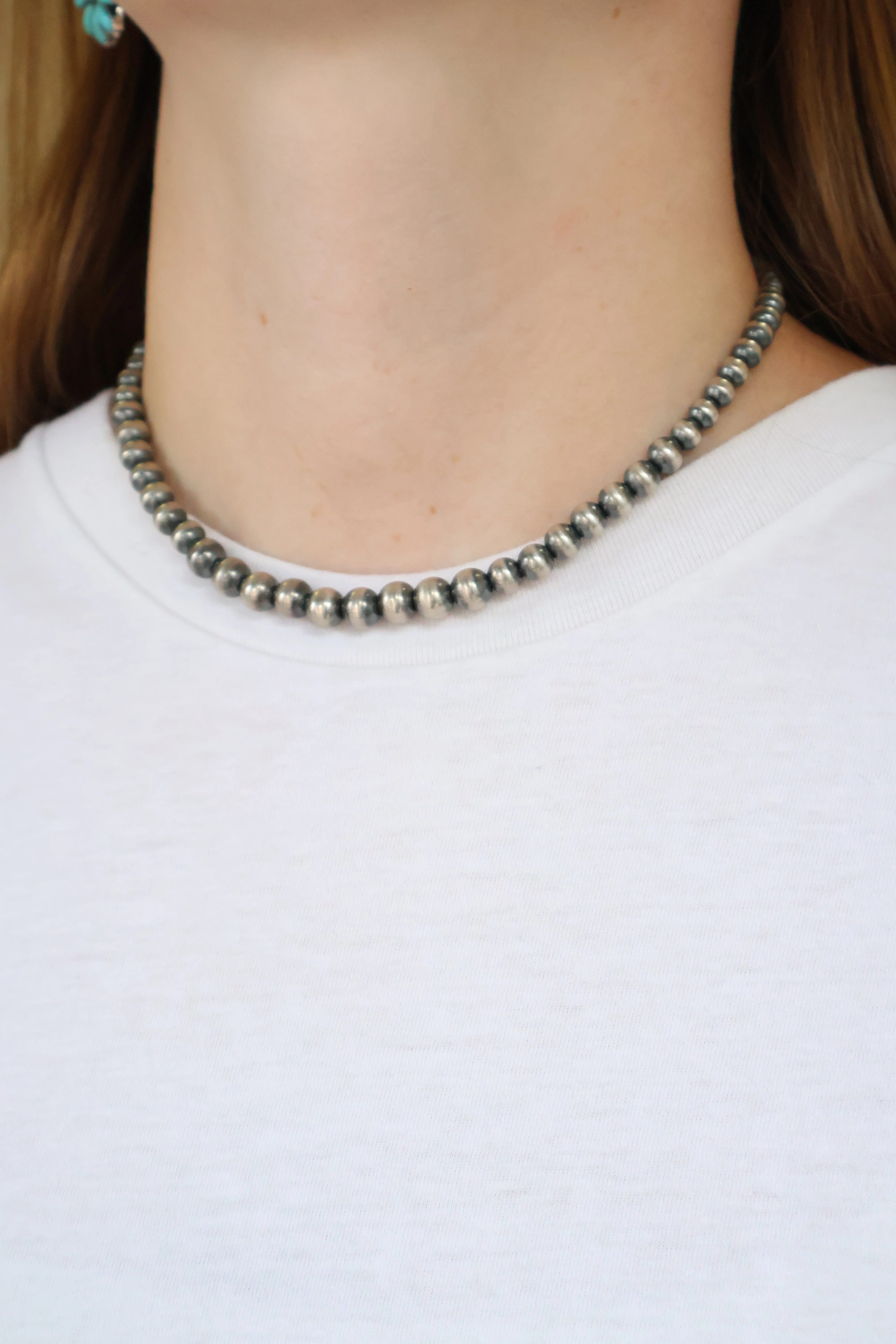 4mm-8mm Graduated Navajo Pearls - Image 2