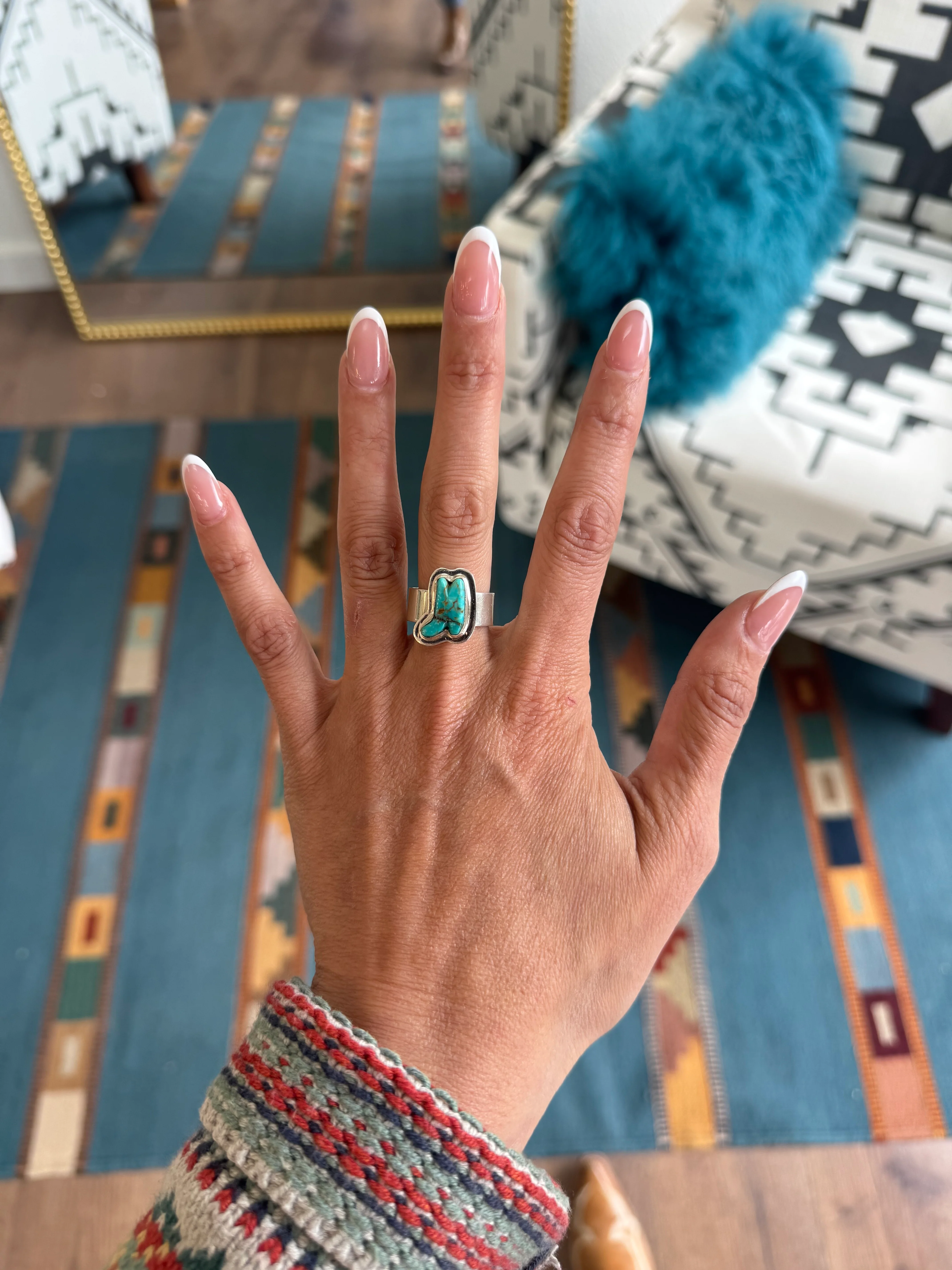 The Turquoise Boot Ring (Adjustable) - Image 2