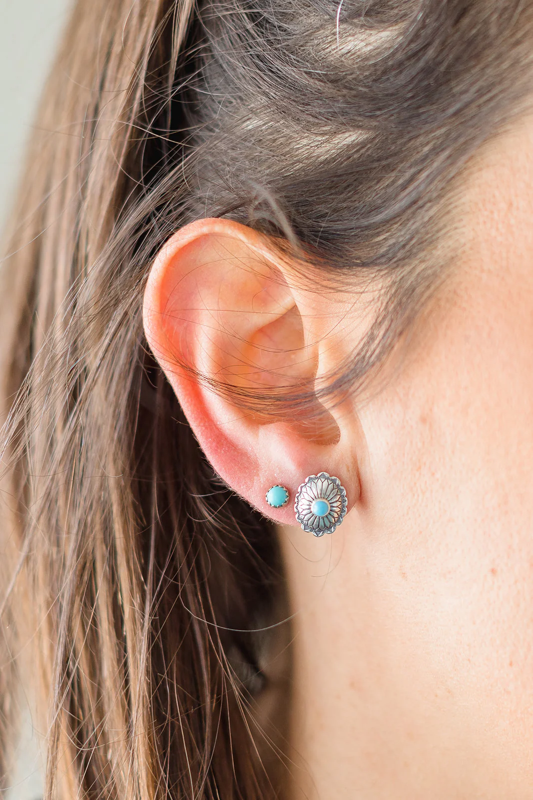 The Concho Studs Small - Turquoise - Image 2