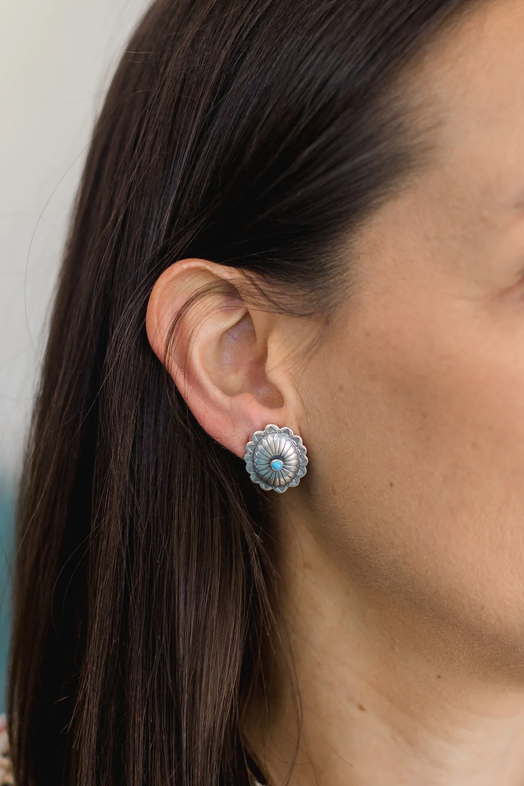 The Concho Studs Medium - Turquoise - Image 2
