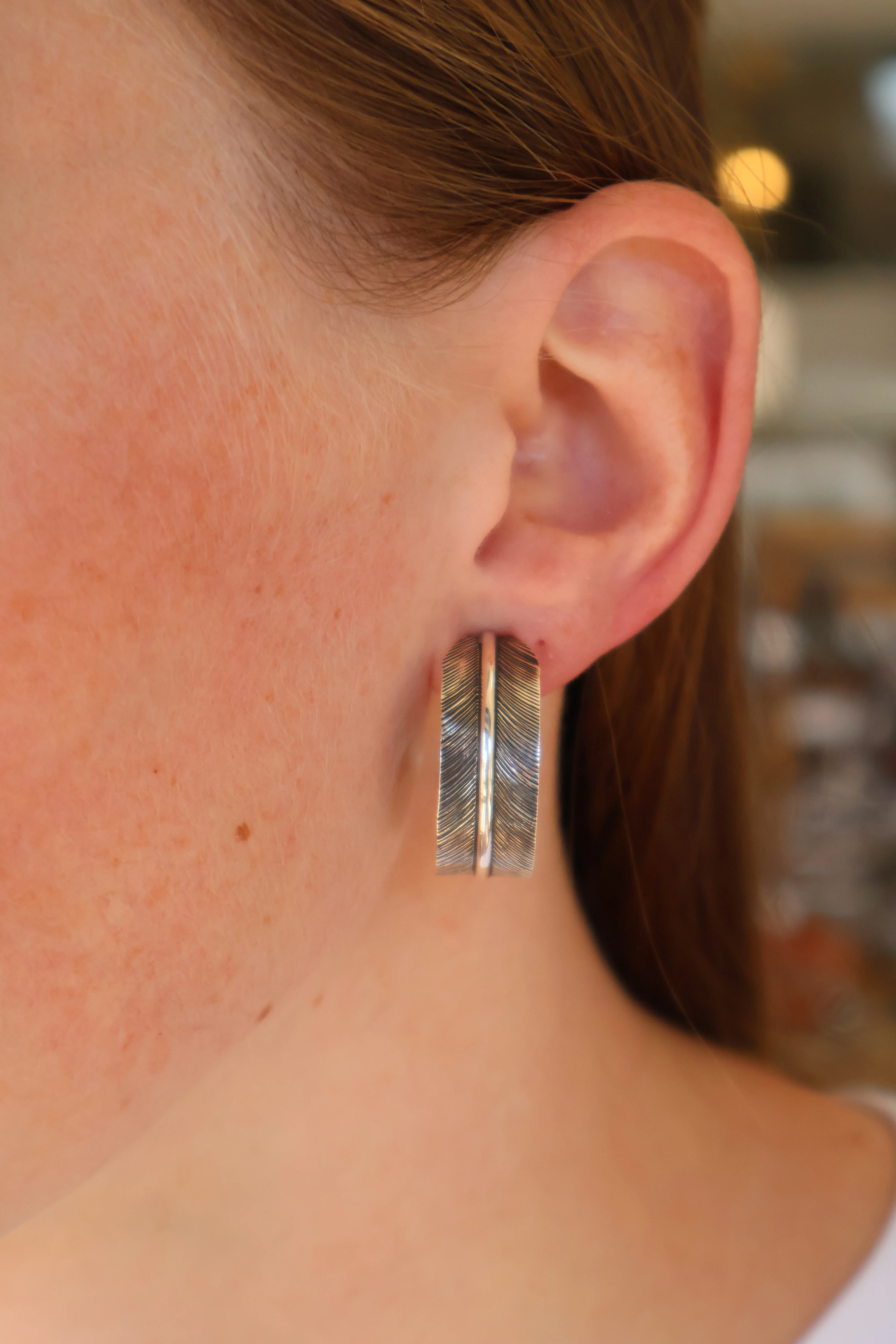 The Feather Hoops- Large - Image 2