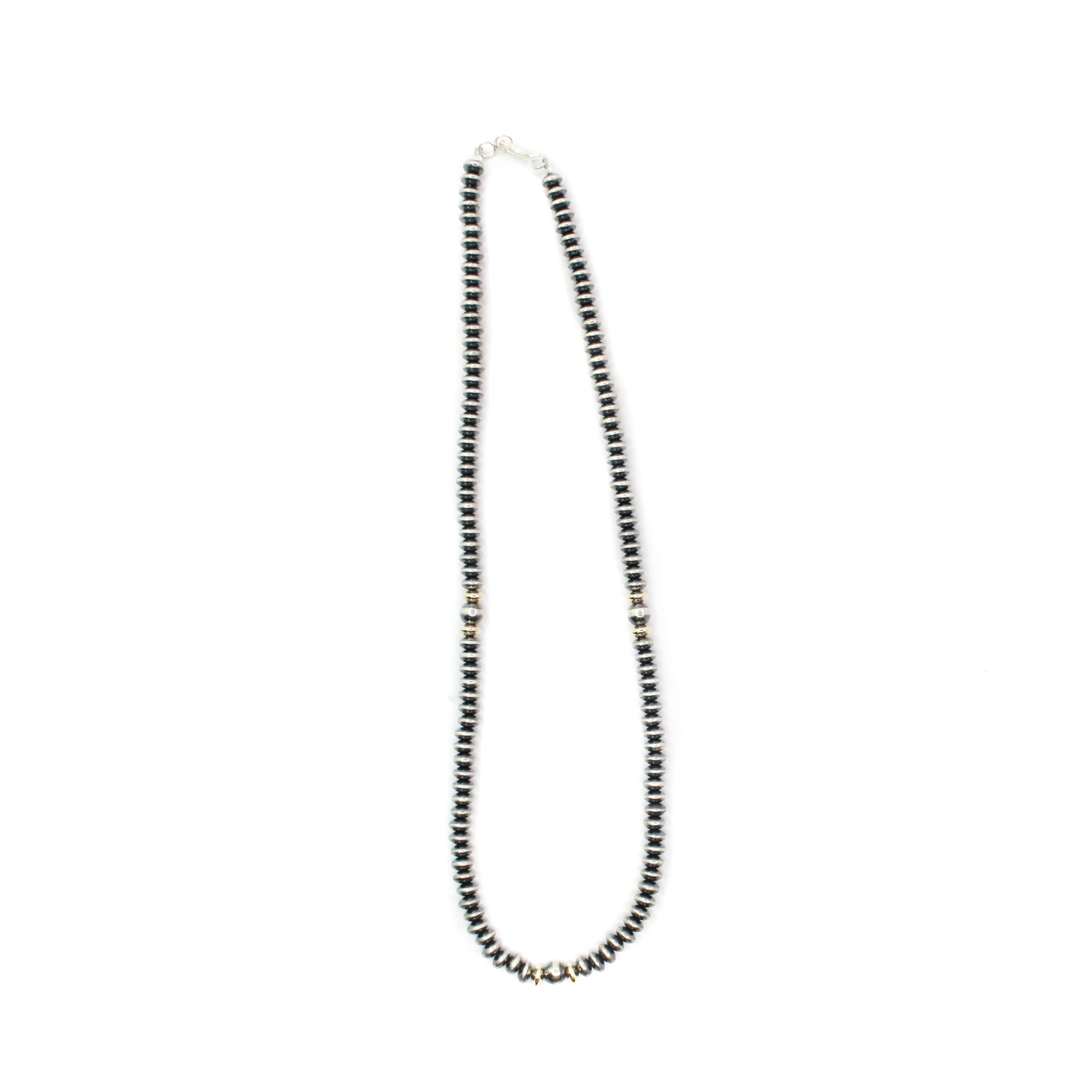 6mm Saucer Machine Made Pearls- Gold Dipped