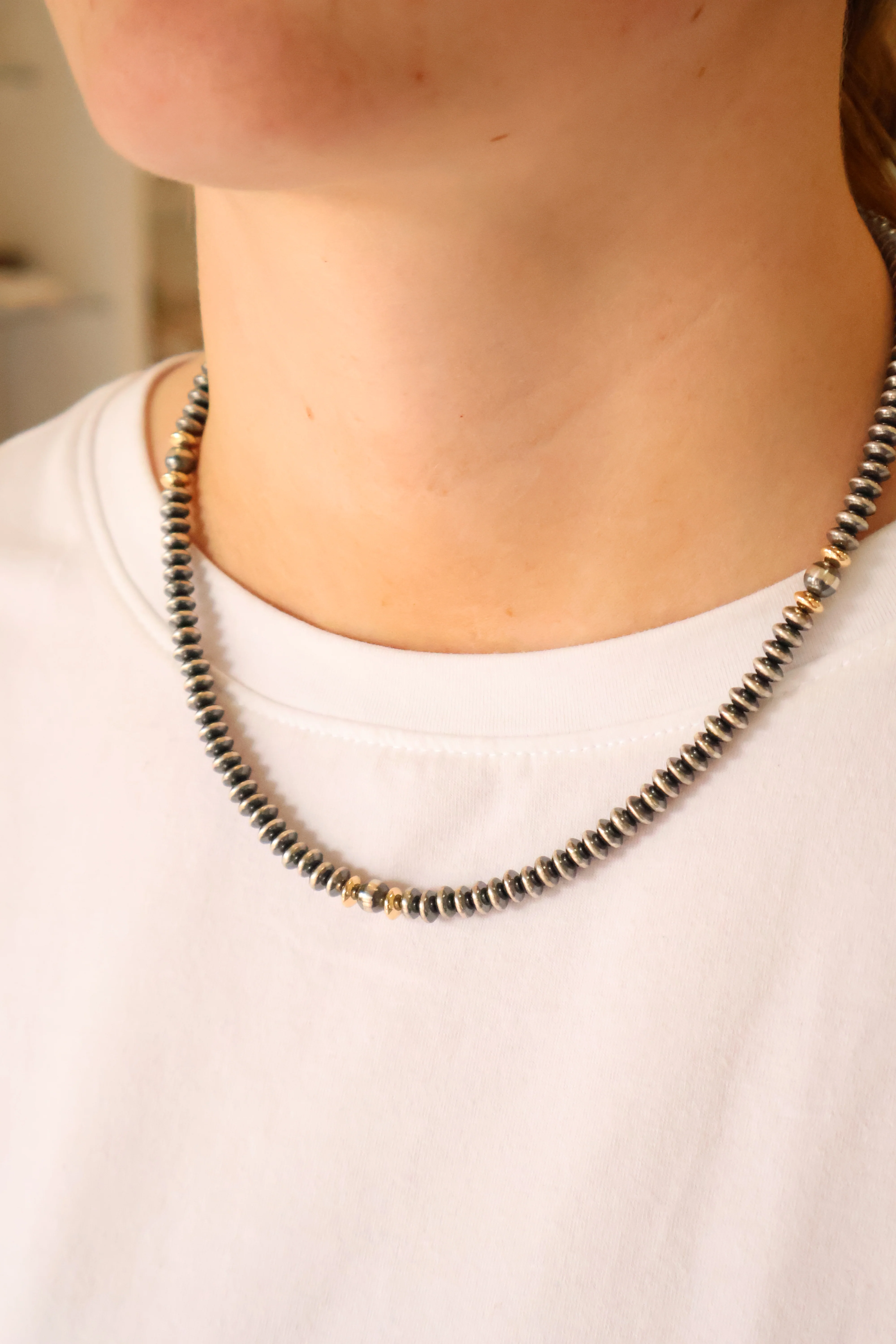 6mm Saucer Machine Made Pearls- Gold Dipped - Image 2