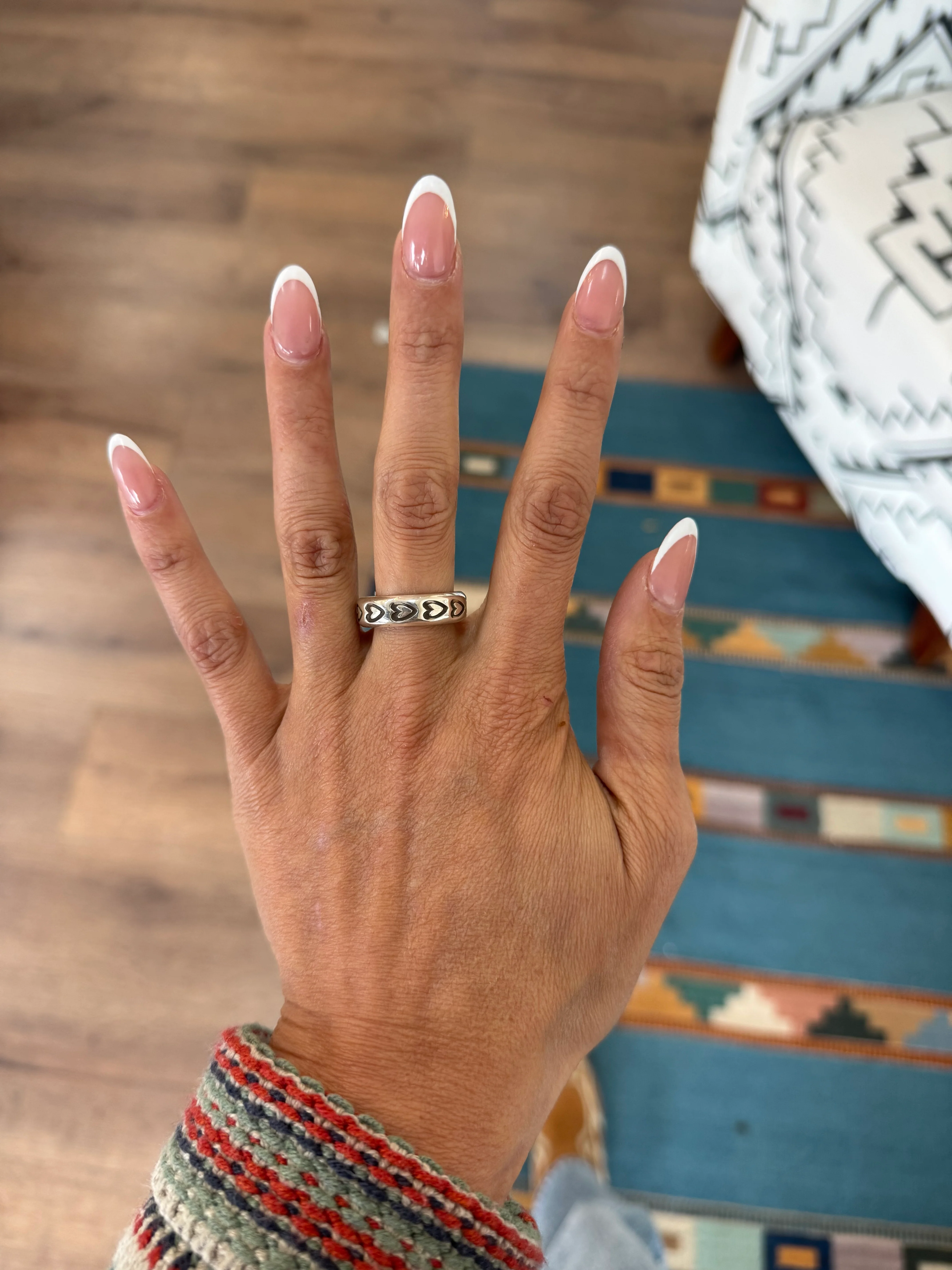 The Stamped Heart Ring - Image 2
