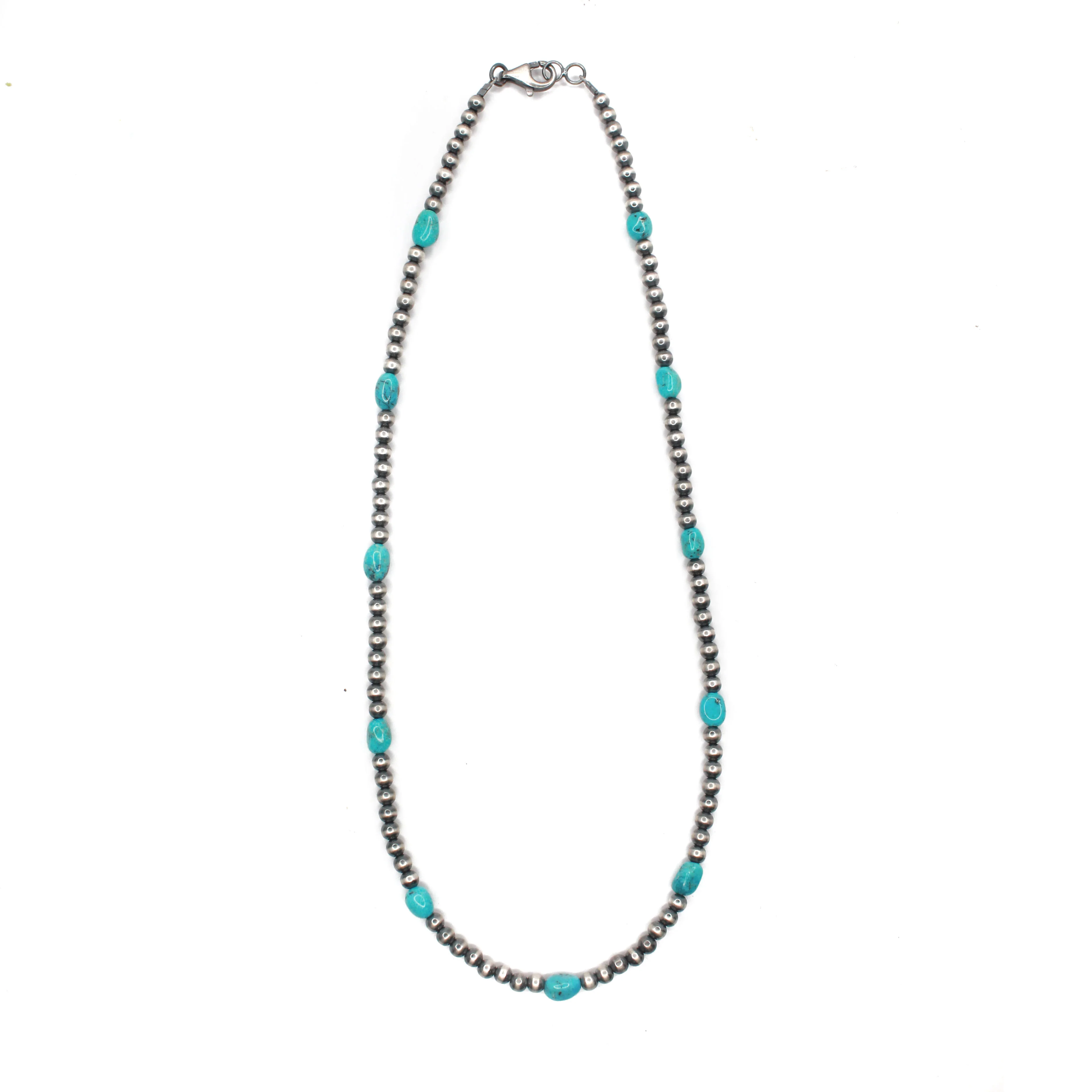 4mm Navajo Pearls- Turquoise Slab