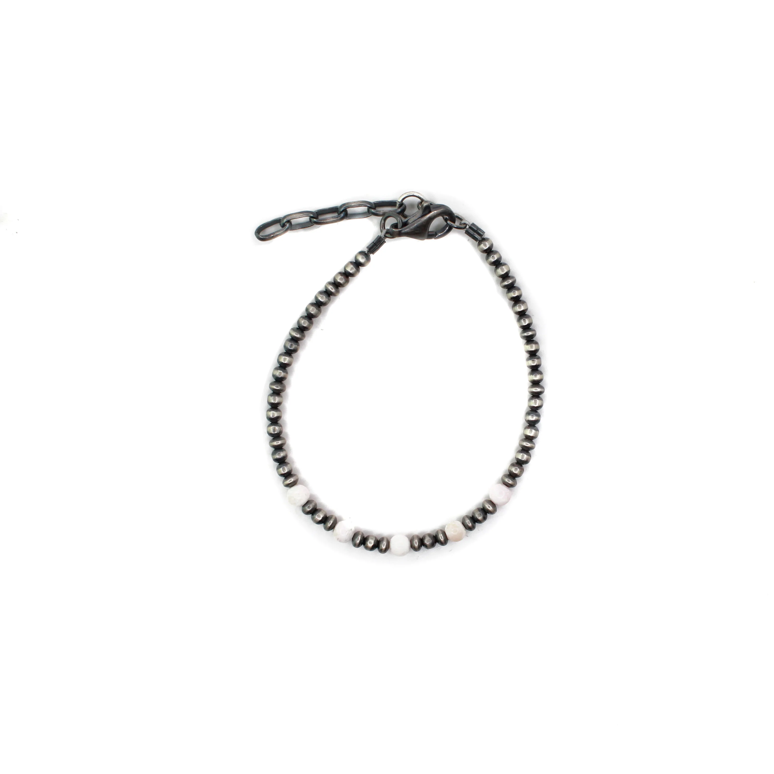 The Jenna Bracelet w/ Extension- Pink Conch
