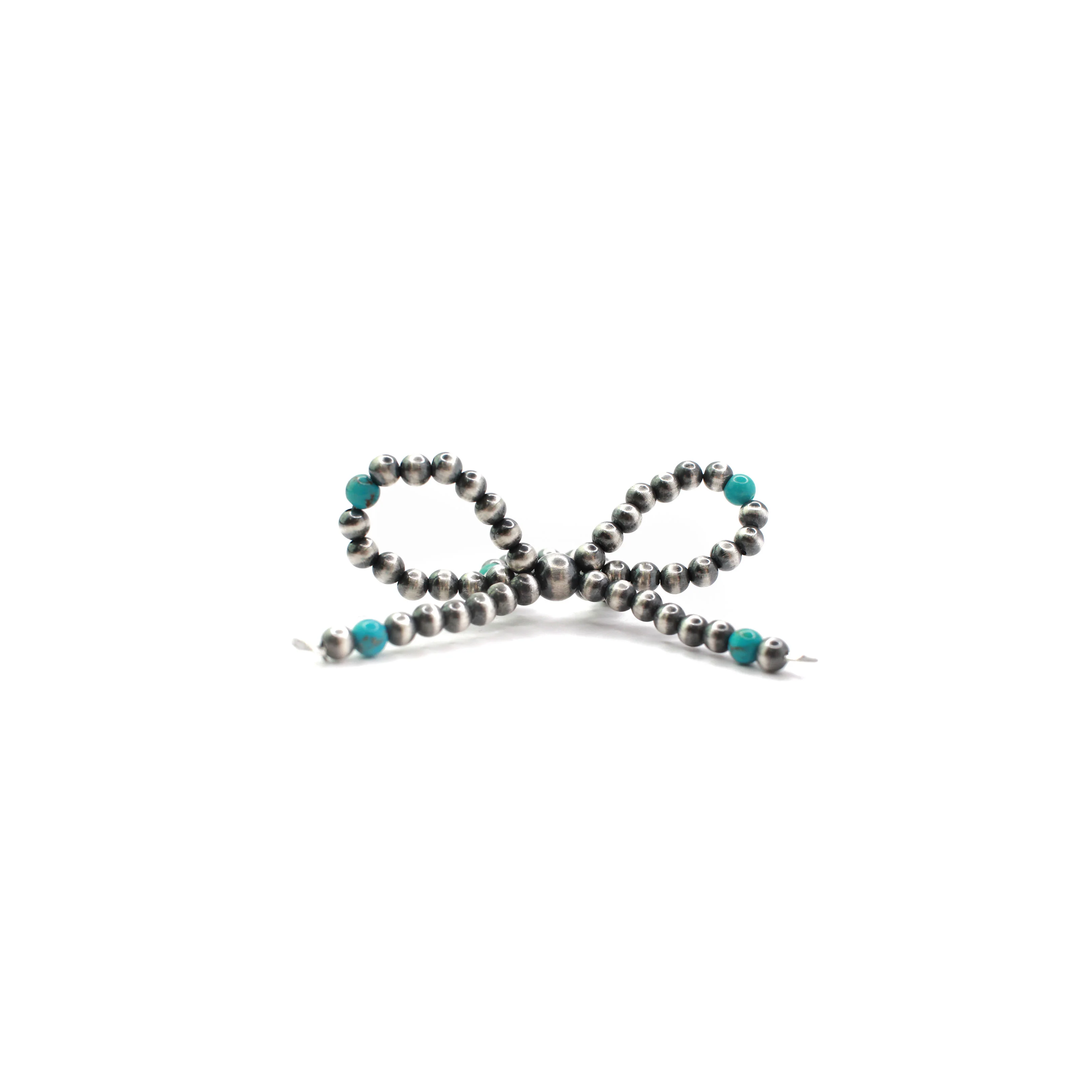 Navajo Pearl Bow Ring (5-7) - Turquoise