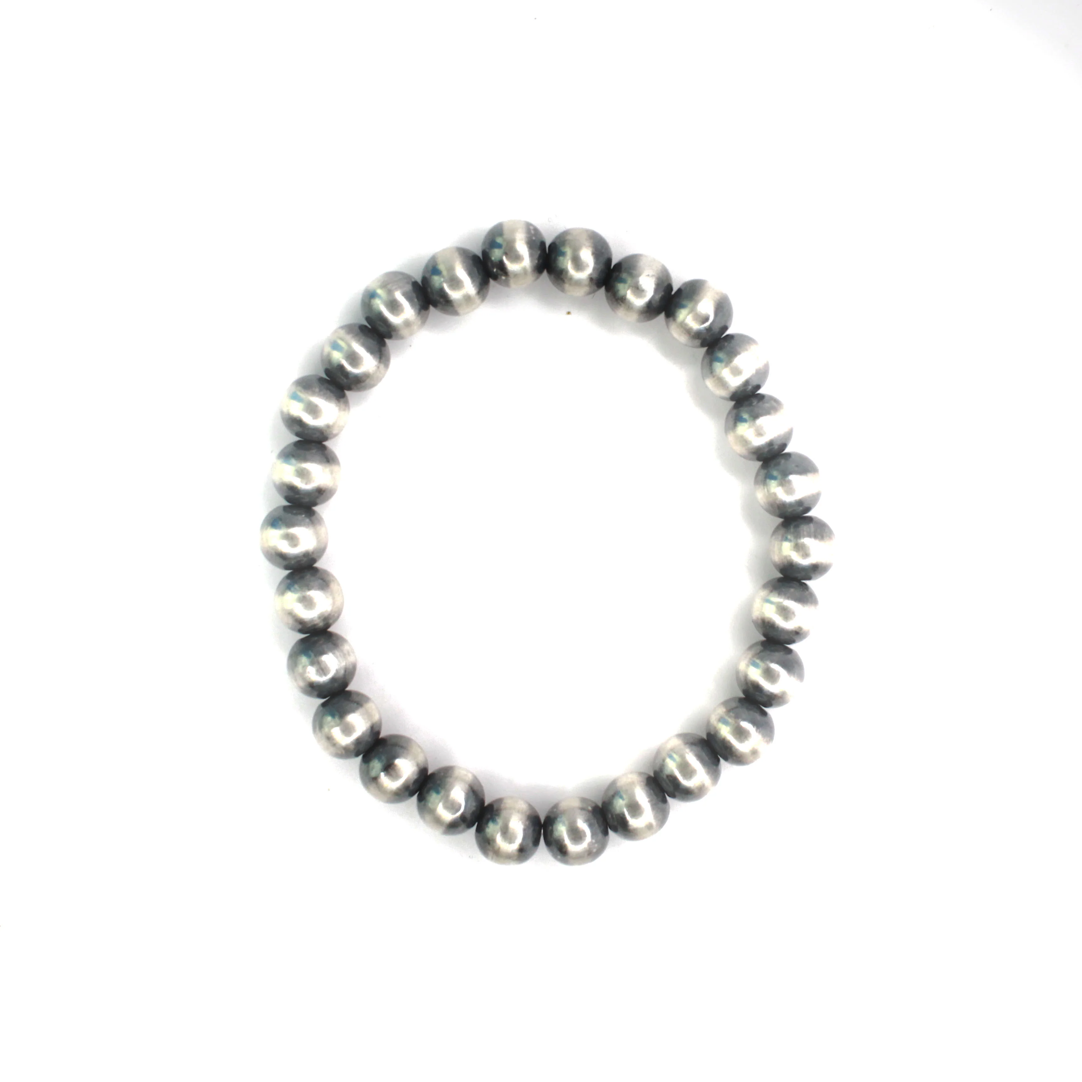 Navajo Pearl Stretch Bracelet - 8mm (Extended Size)