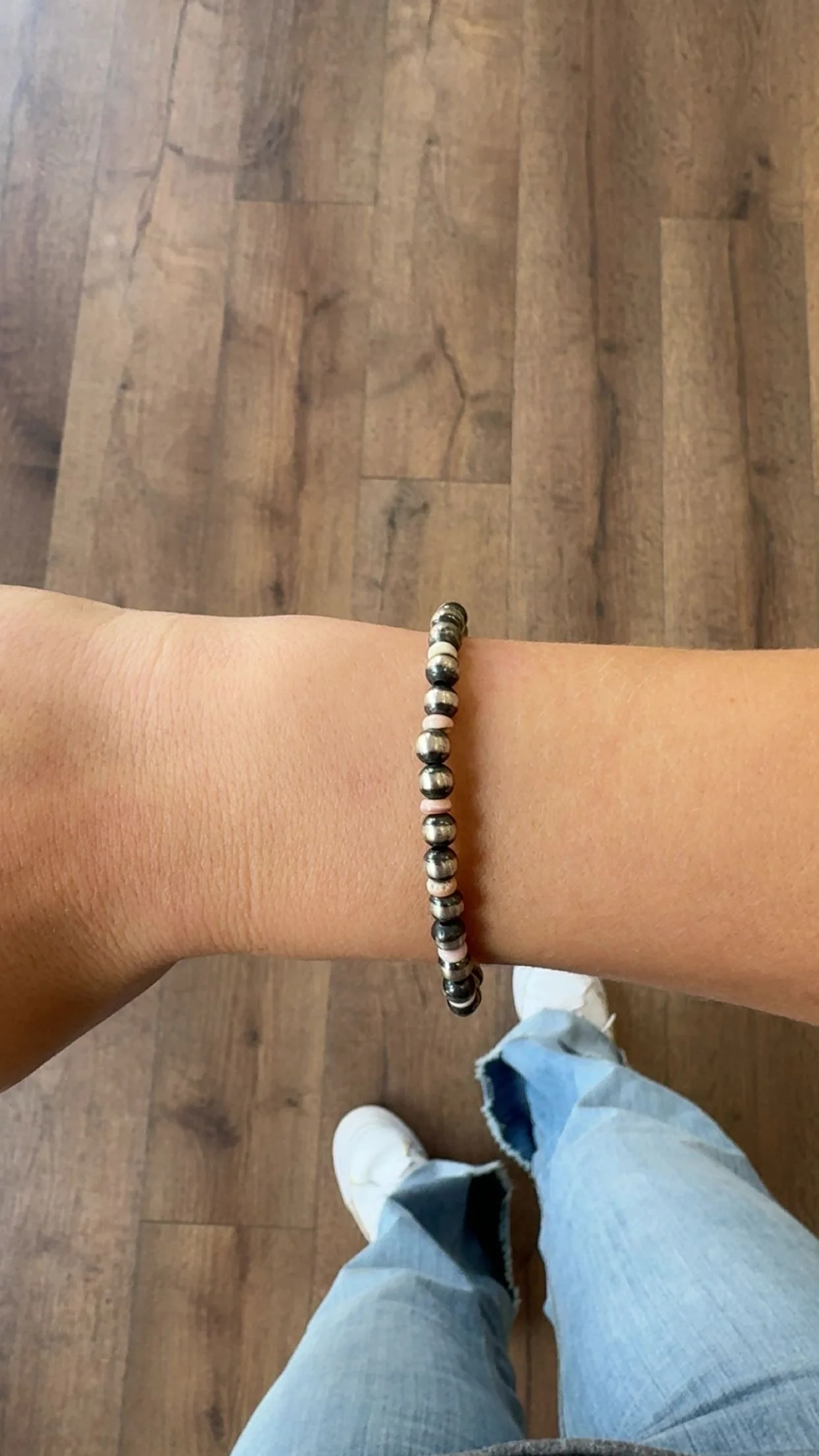 Pink Navajo Pearl Stretch - 5mm - Image 2