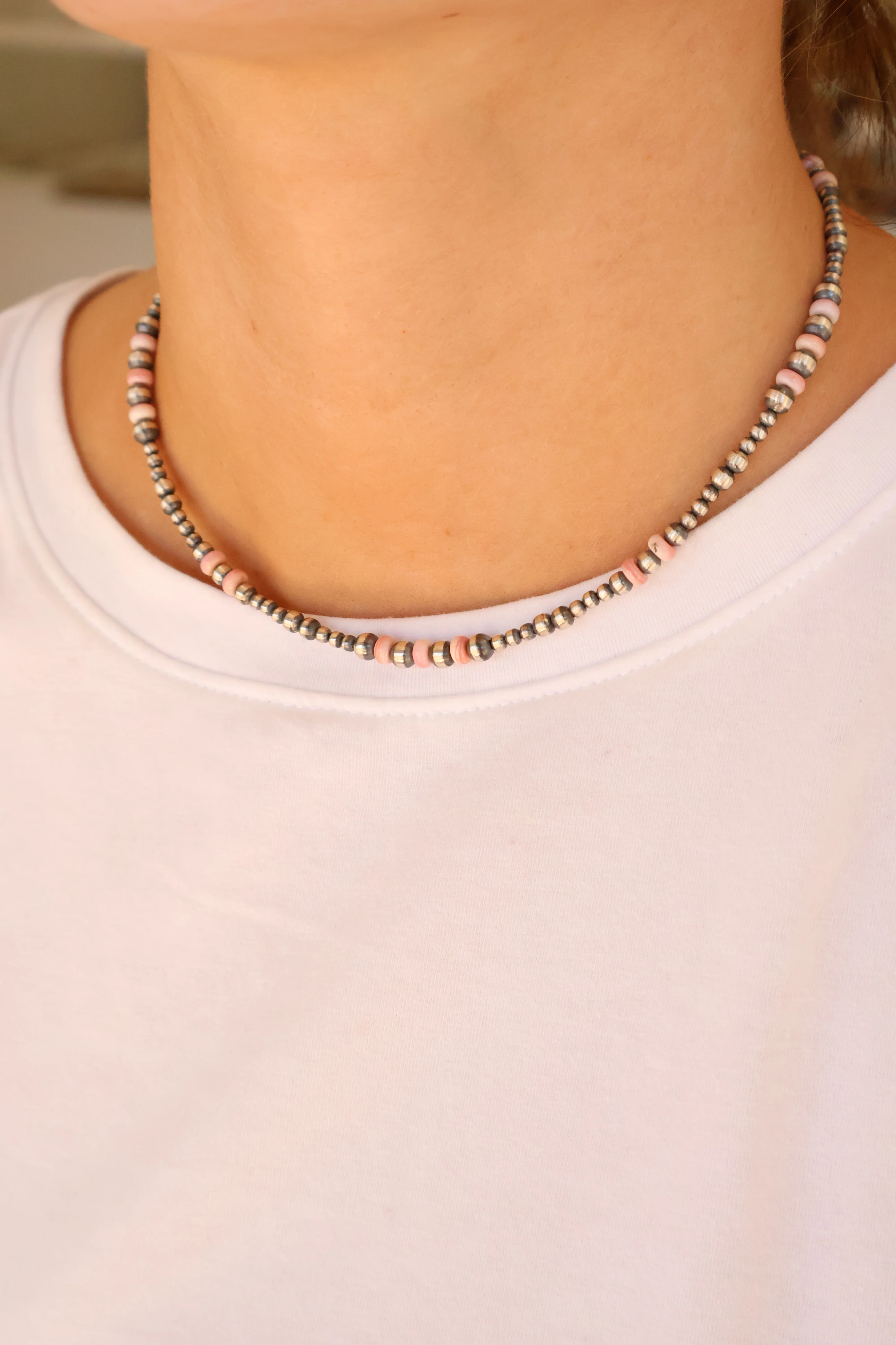 3-5mm Machine Made Pearls- Pink Conch - Image 2