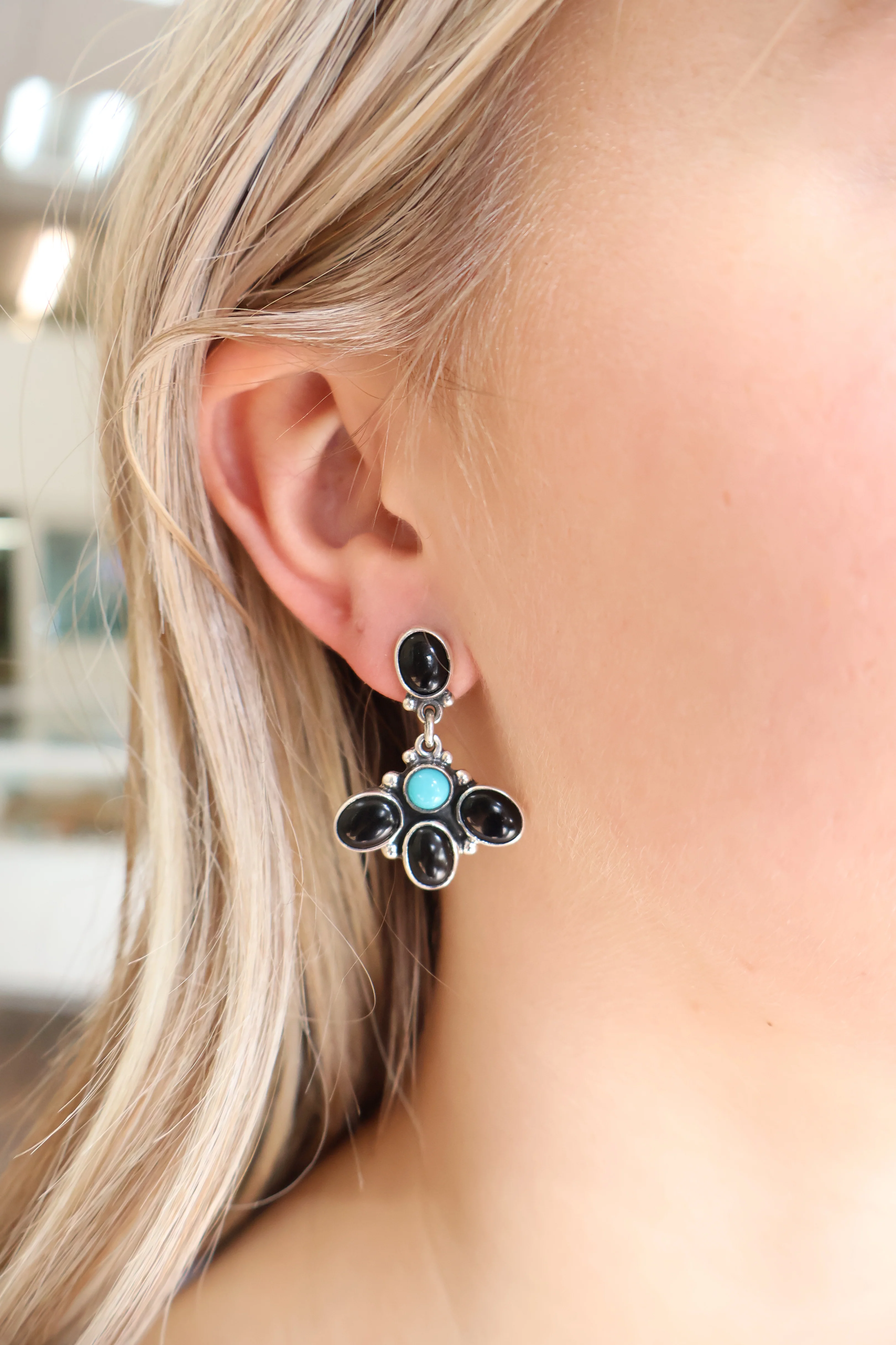 The Alveros- Turquoise/Onyx (1 1/2") - Image 2