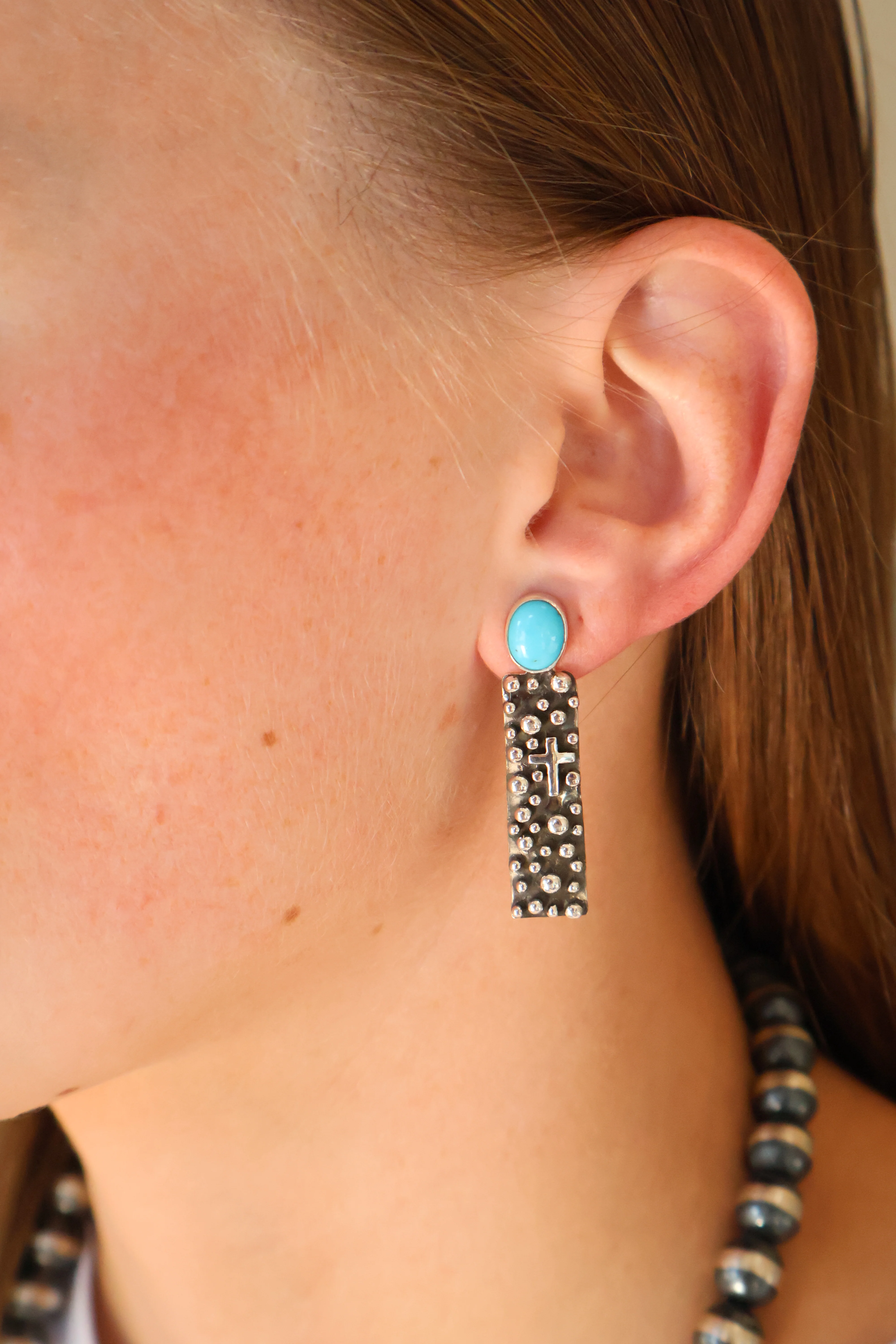 The Colonys w/ Cross- Kingman Turquoise - Image 2
