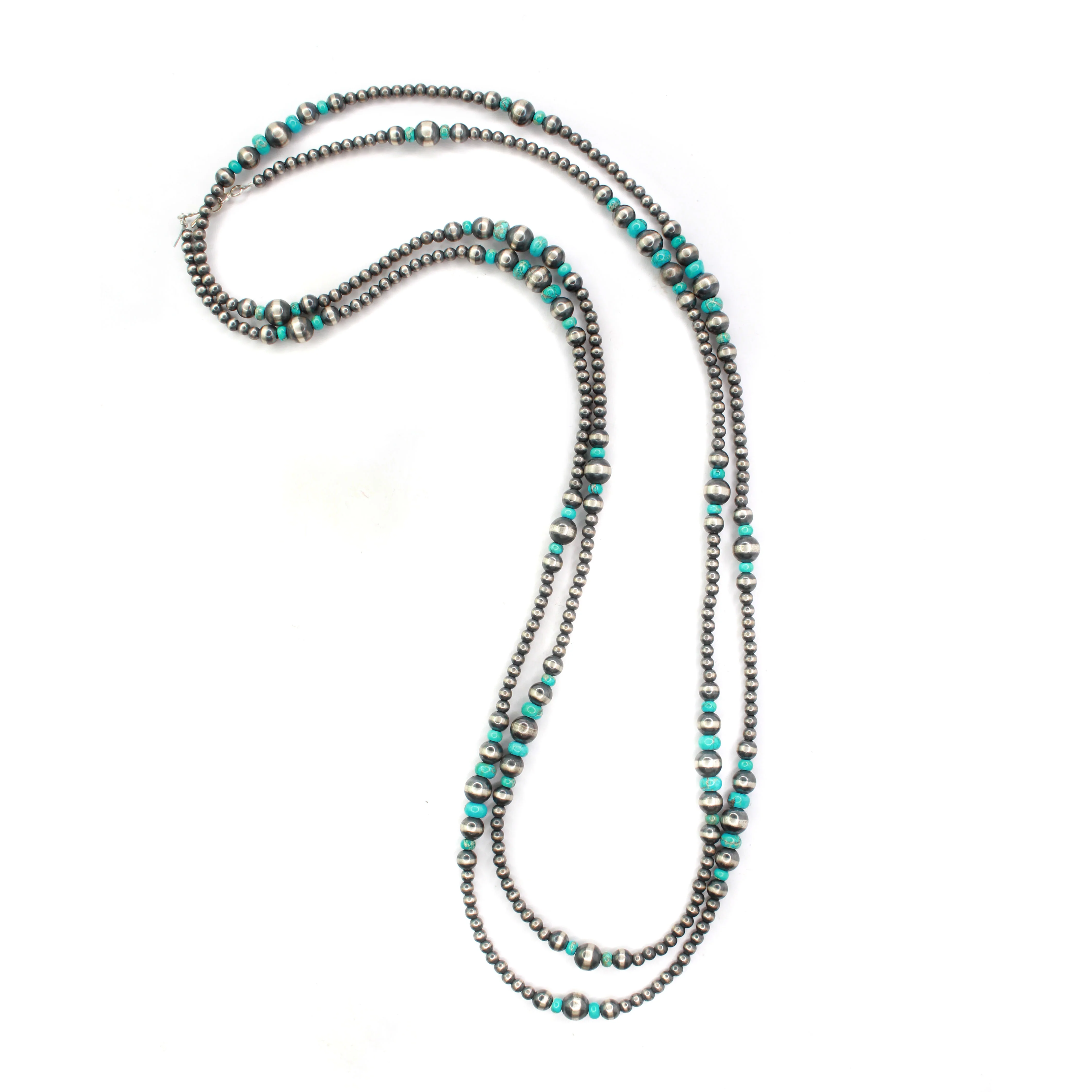 Tucson Navajo Pearls- Turquoise (60")